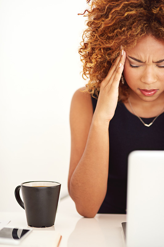 Woman at desk