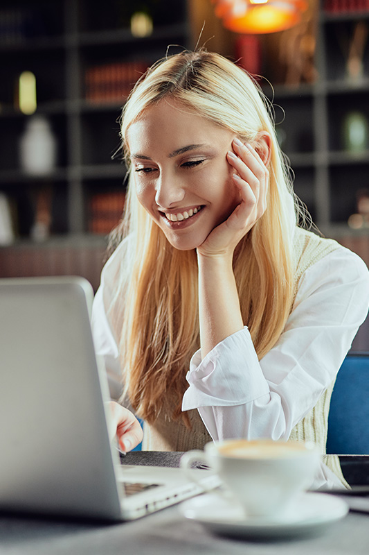 Woman at desk